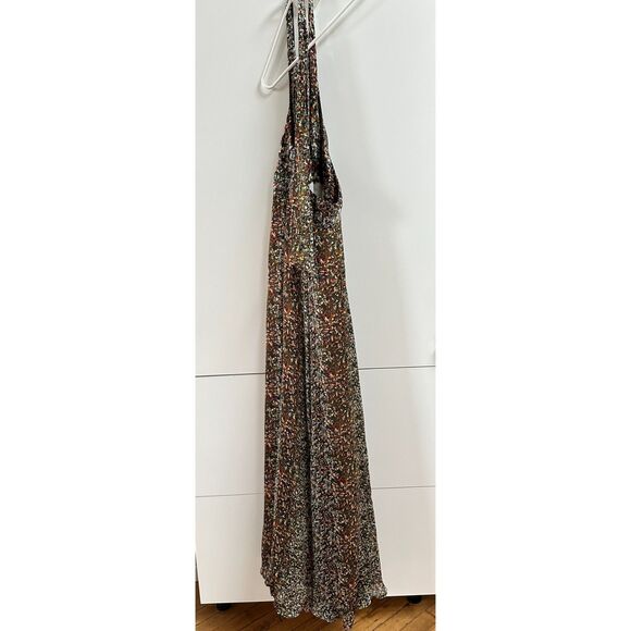 Adam Lippes - Silk Halter Dress Maxi Gown - 8 - Picture 4 of 12